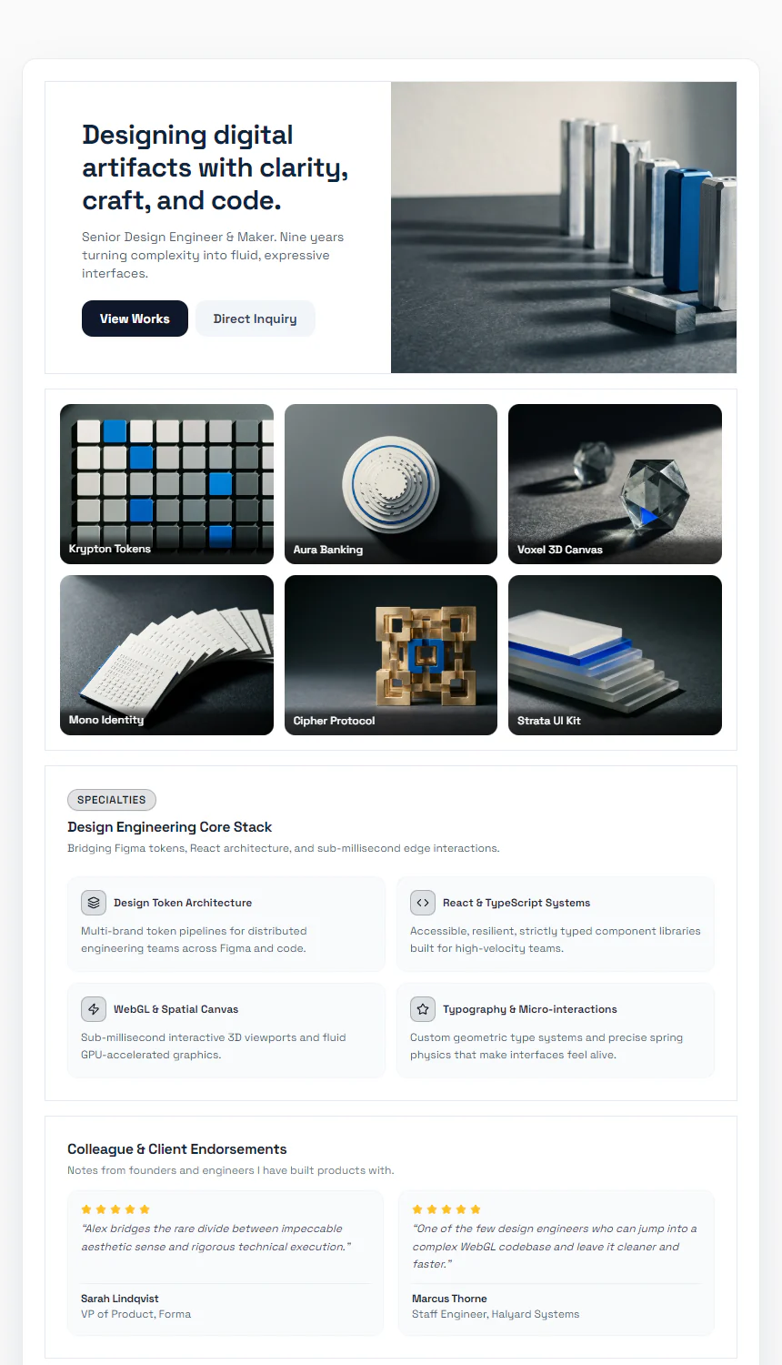 Alex Vance — Design Engineering Portfolio