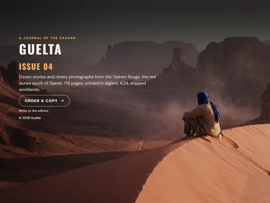 Guelta — Travel Journal