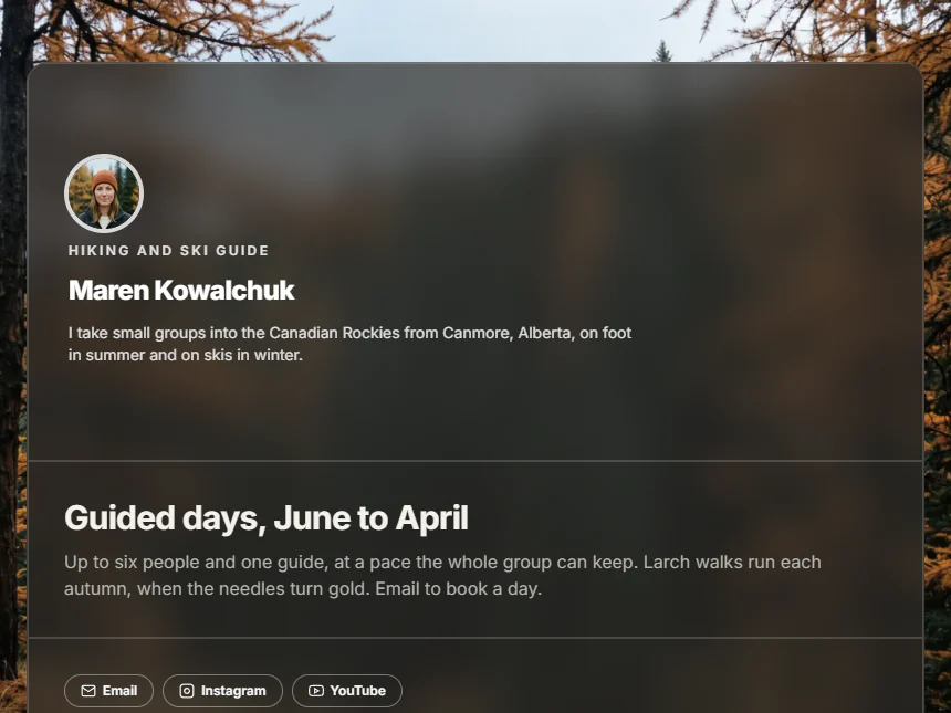 Maren Kowalchuk — Mountain Guide